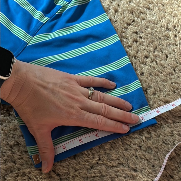 Callaway Blue and Green Polo Shirt with Classic Stripes - Picture 11 of 11